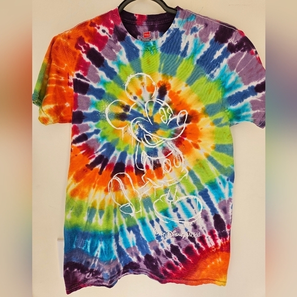 Hanes Tops - Walt Disney World Parks Tie Dye Shirt